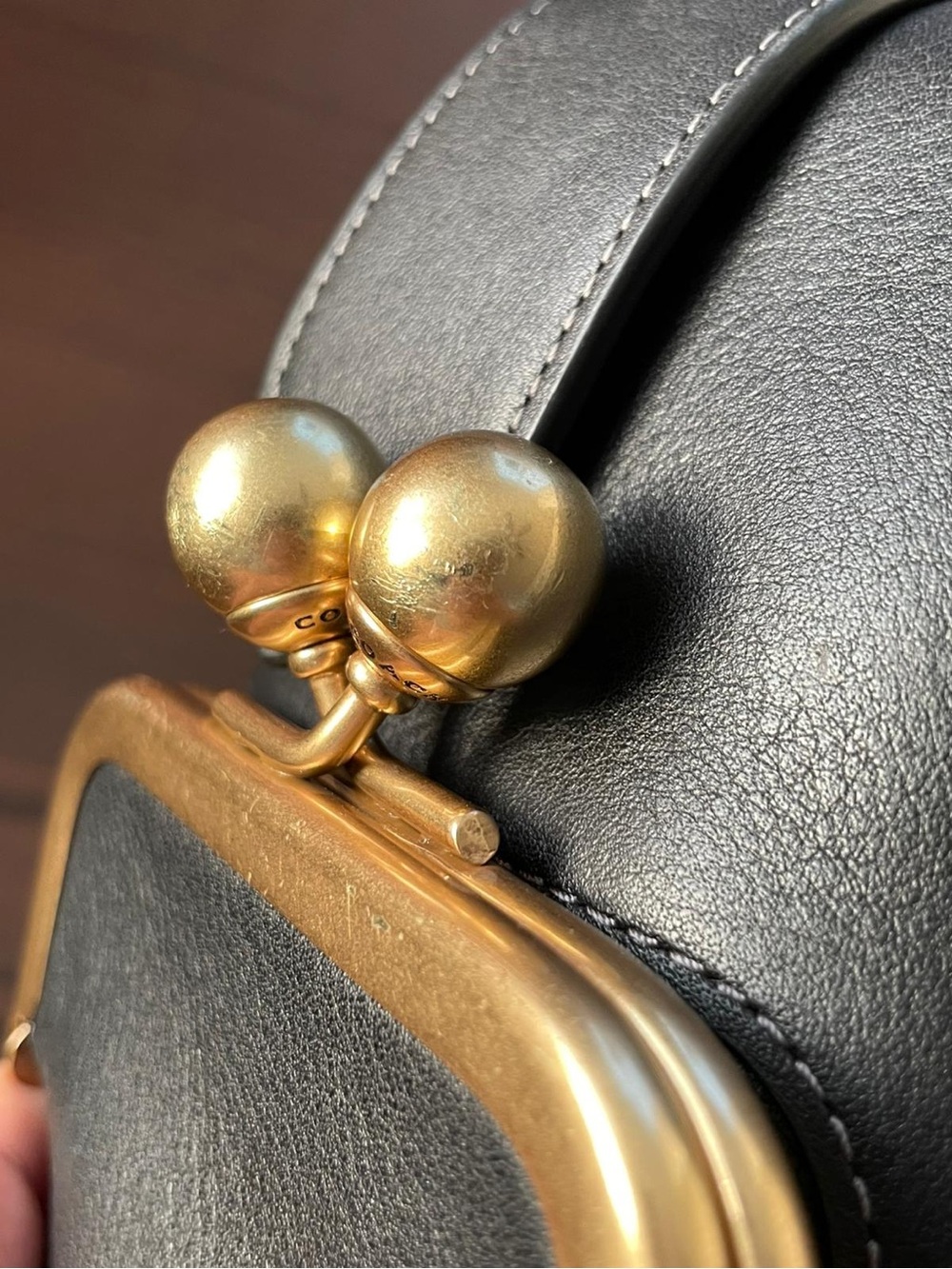 Coach Black Haversack Bag 2026 Re-edition with Gold Hardware - Picture 8 of 16